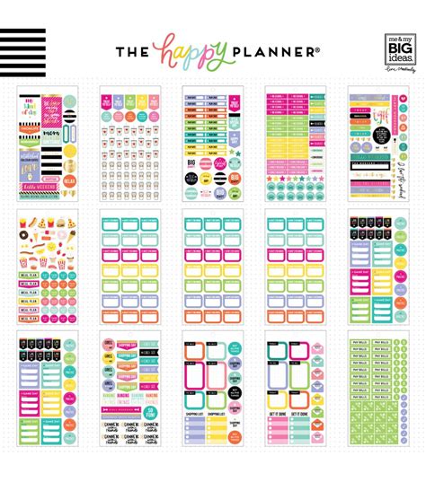 Happy Planner Sticker Sizes at Claudia Sutton blog