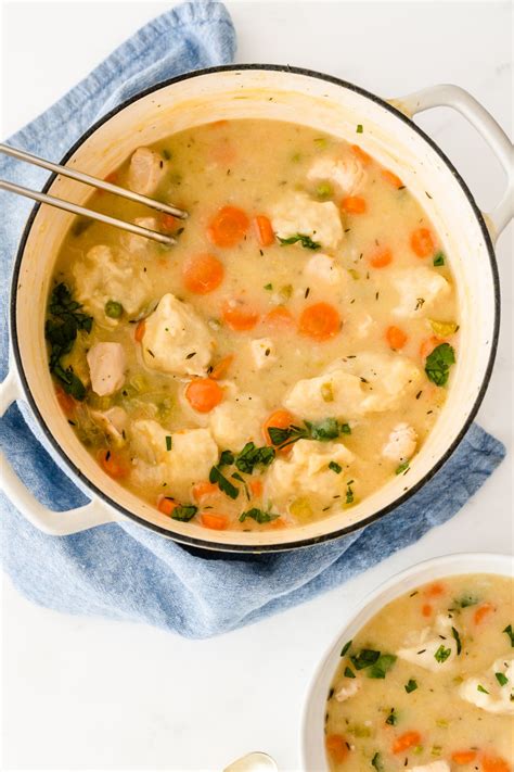 Creamy Chicken and Dumpling Soup | More Chicken Recipes