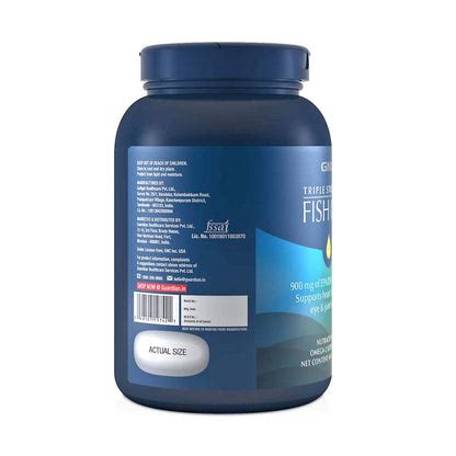 GNC Triple Strength Fish Oil 1500mg Omega-3 – MAXBVIBE NUTRITION