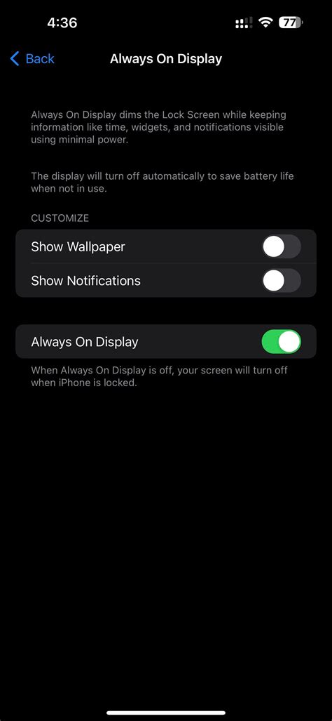 Always On display On or Off : r/ios