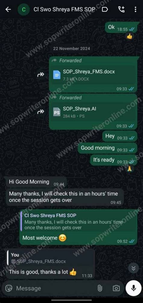 Image result for FMS SOP Examples