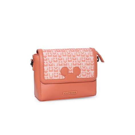 Buy Caprese Aisha Sling Bag Medium Coral (Medium) Online