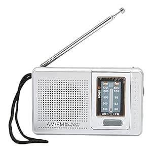 Portable AM FM Radio, Compact Handheld Transistor Radios Player ...