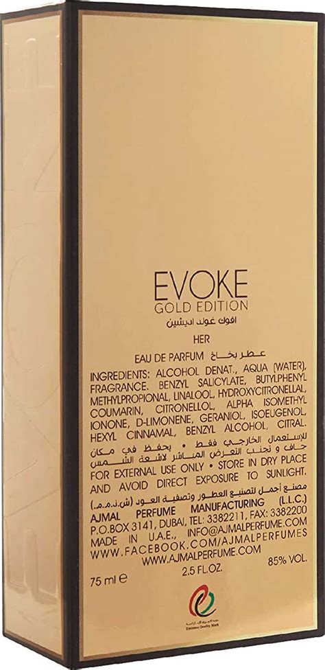 Buy AJMAL EVOKE GOLD EDITION HER EDP 75ML FRUITY PERFUME FOR WOMEN ...