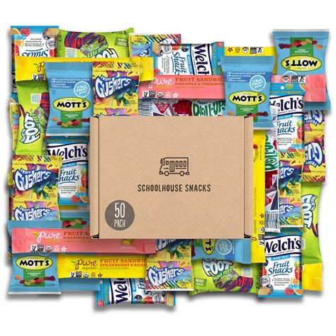 Schoolhouse Snacks Fruit Snacks Bulk | Fruit Snacks for Kids bundle ...