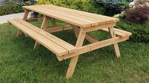 What Wood To Build Picnic Table at Emily Sheppard blog