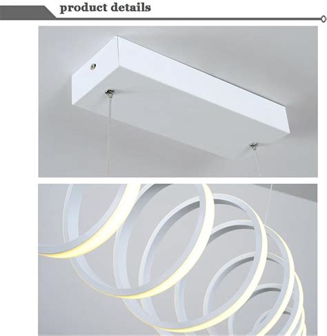 Modern Pendant Light Modern LED Pendant Light Acrylic spiral Pendant ...