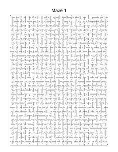 Printable Mazes For Adults - astra.edu.pl