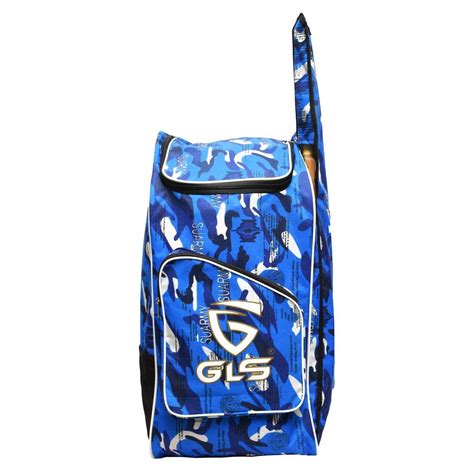 GLS Sniper Duffle Cricket Kit Bag with One Side Bat Sleeve (Blue ...