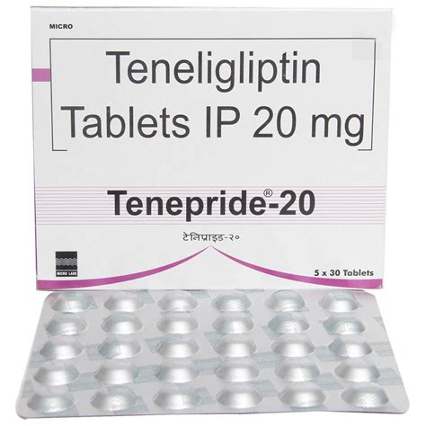 Tenepride 20 Tablet 30's Price, Uses, Side Effects, Composition ...