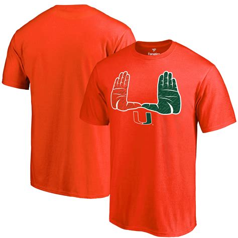 Miami Hurricanes Orange The U Hometown T-Shirt