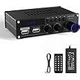 Sunbuck Mini Amplifier, 2 Channel Stereo Amplifier, Power Amplifier Max ...