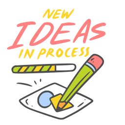 New ideas in process Stickers - Free miscellaneous Stickers