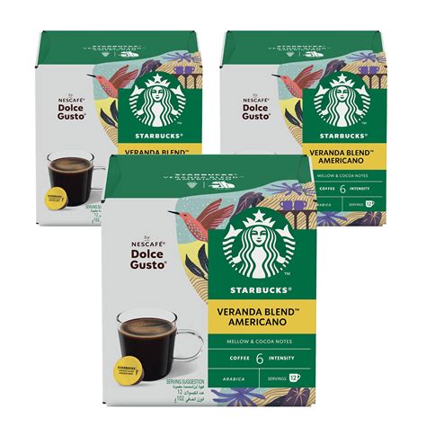 Buy Starbucks Veranda Blend By Nescafe Dolce Gusto Coffee s, 3 x Boxes ...