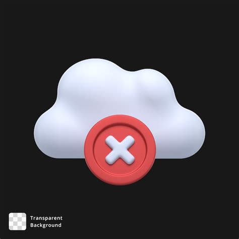 3d icon of a cloud | Premium PSD