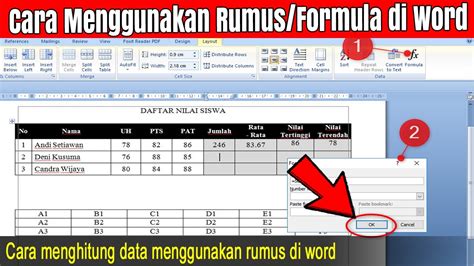 Image result for Word Formulas