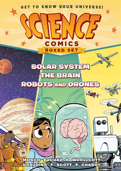 Buy Science Comics Boxed Set: Solar System, The Brain, and Robots and ...