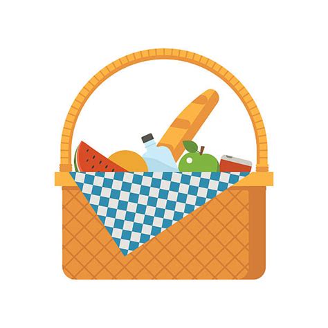 Royalty Free Picnic Basket Clip Art, Vector Images & Illustrations - iStock