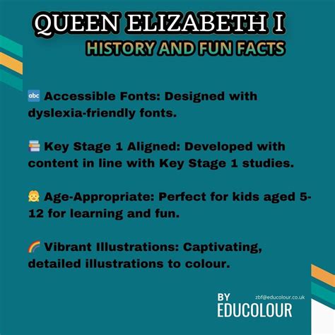 Queen Elizabeth 1 History and Fun Facts : Fun Educational Digital ...