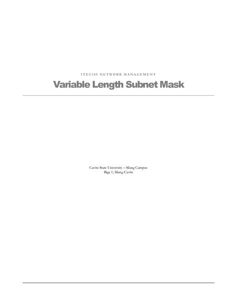 Image result for Variable Length Subnet Mask VLSM