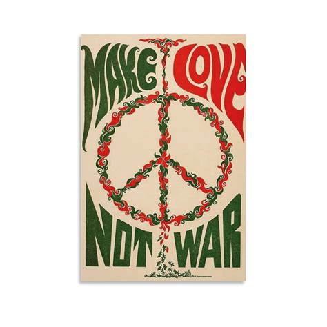Make Love Not War Plakat 60s