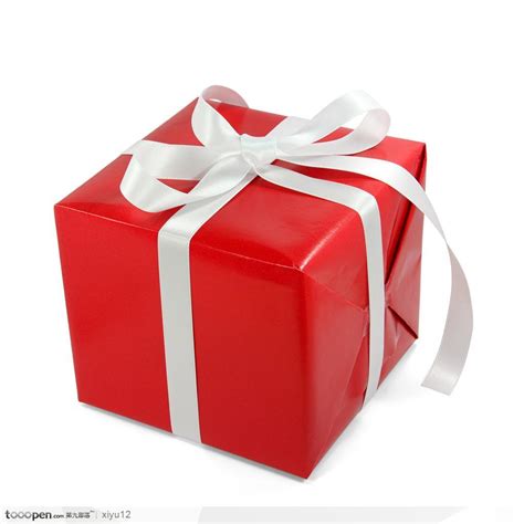 红色圣诞礼物盒_素材公社_tooopen.com
