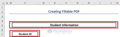 Image result for How to Create Fillable PDF From Excel