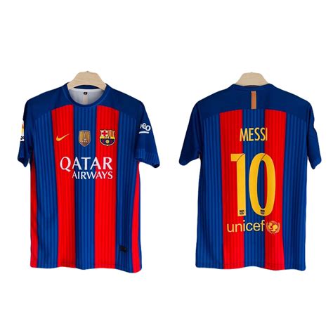 Best Retro jersey Barcelona 2016/17 home jersey Messi 10 - P68 - ms re ...