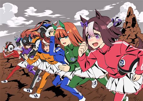 Download Uma Musume Pretty Derby Anime Race Wallpaper | Wallpapers.com
