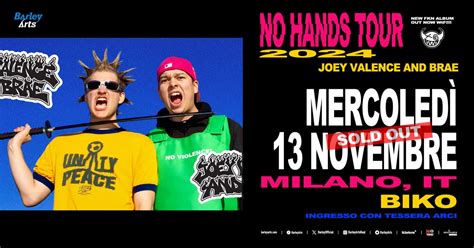 Joey Valence and Brae | No Hands Tour 2024 | Live in Italy | SOLD OUT ...