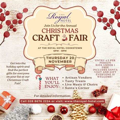 Christmas Craft Fair, The Royal Hotel Cookstown, 20 November 2025 ...