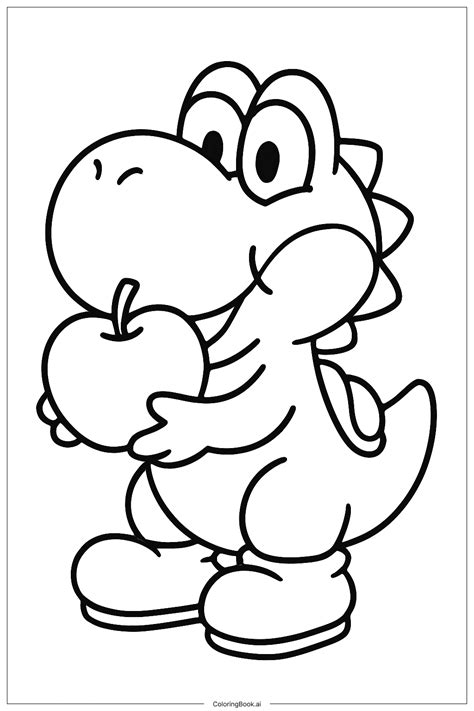 48 Yoshi Coloring Pages (Free PDF & PNG Printables)