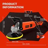 MeShear 1600W , Buffer Waxing Polisher Machine for Car Bike Furniture ...