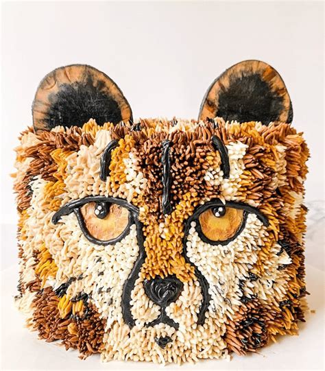 Image result for Cheetah Cake Tutorial