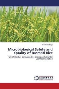 Microbiological Safety and Quality of Basmati Rice: Buy Microbiological ...