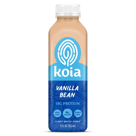 Koia Plant-Based 18g Protein Shake - Vanilla Bean - Shop Diet & fitness ...