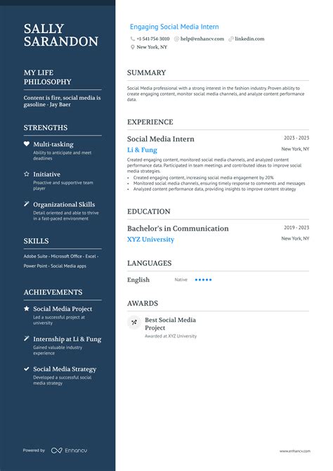 16 Social Media Manager Resume Examples & Guide for 2025