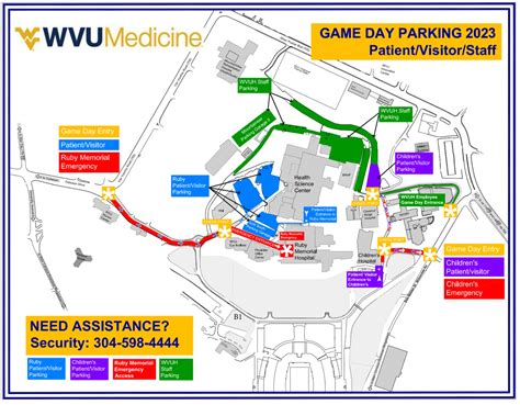 WVU JW Ruby Memorial Hospital Map (2025 - 2015) - All Maps