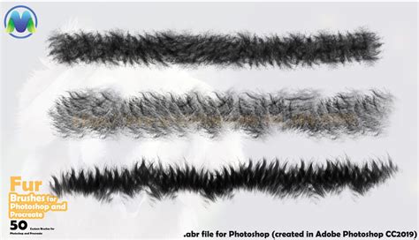 ArtStation - 50 Fur brushes for Photoshop and procreate | Brushes ...