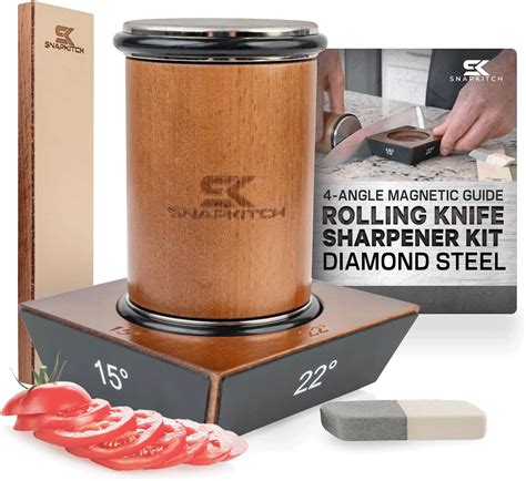 Amazon.com: CoreStraw Rolling Knife Sharpener Kit – Multi-Angle Kitchen ...