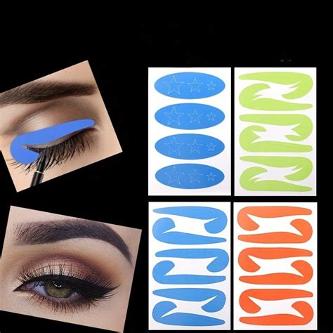 5 Types Eyeliner Stencil Paper Eyeliner Template – CRAZE