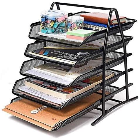 Ronteno File Holder Rack and Files Tray for Home and Office | Office ...