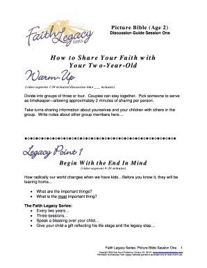 Fillable Online Age 2-Picture Bible Participants Discussion Guide ...