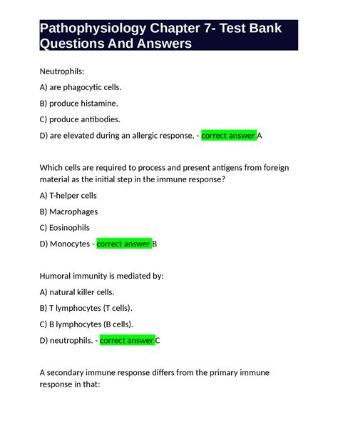 Image result for Course Point Lippincott Pathophysiology Exam Test Bank