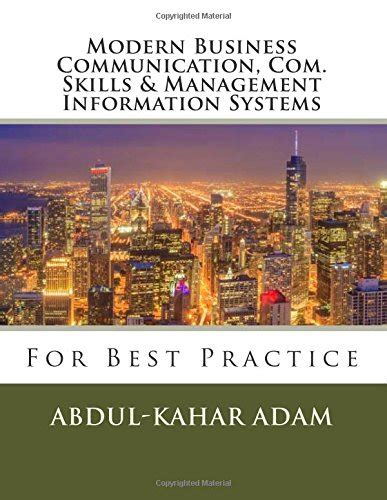 Buy Modern Business Communication, Com. Skills & Management Information ...