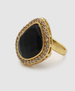 SOHI Alloy Gold Plated Ring Price in India - Buy SOHI Alloy Gold Plated ...