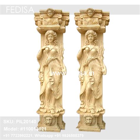 Side Pillar Design Cement Design Pillar Round Pillar Plaster Design