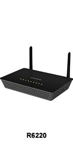 Netgear R6220 AC-1200 Mbps Smart WiFi Dual Band Router with External ...