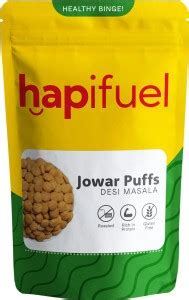Hapifuel Roasted Desi Masala Jowar Sorghum Puffs Price in India - Buy ...