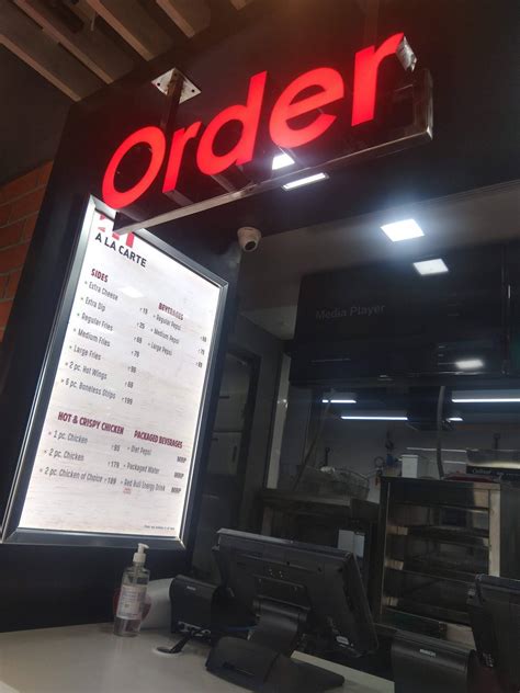 Menu at KFC, Salem, Unit No 151/1